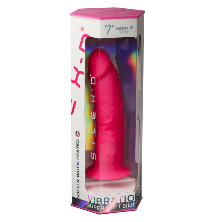 SILEXD PENE REALISTICO MODELO 2 ROSA CONTROL REMOTO LRS 17 CM