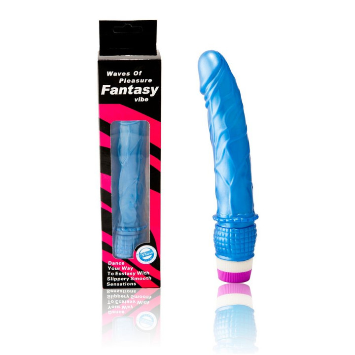 BAILE WAVES OF PLEASURE VIBRADOR 23 CM AZUL