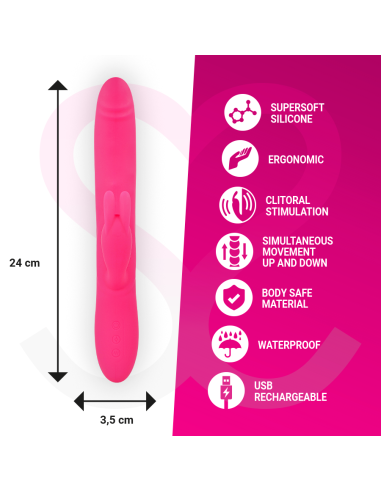 MORESSA WARREN IMPULSOR OSCILANTE Y POTENTE VIBRACION PREMIUM SILICONA RECARGABLE