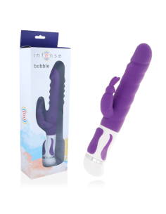 INTENSE BOBBLE VIBRADOR ROTADOR SILICONA LILA