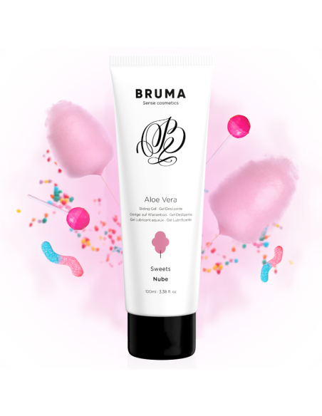 BRUMA GEL DESLIZANTE CON ALOE VERA SABOR A NUBE 100 ML