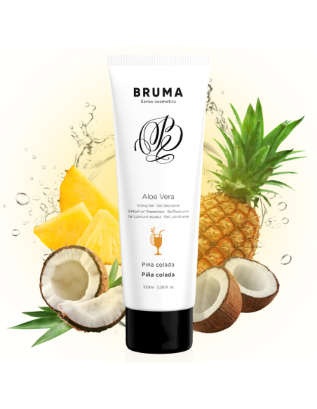 BRUMA GEL DESLIZANTE CON ALOE VERA SABOR A PIAA COLADA 100 ML