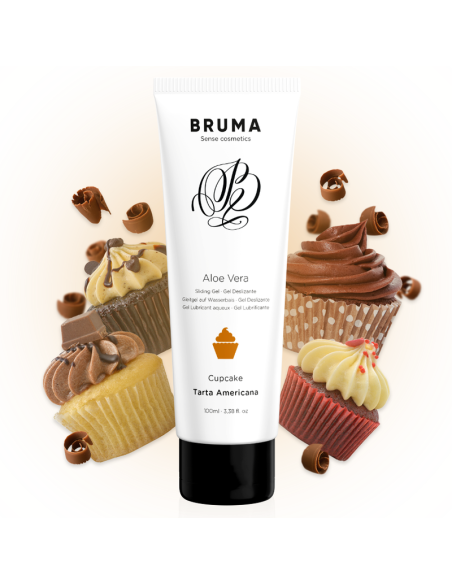 BRUMA GEL DESLIZANTE CON ALOE VERA SABOR A TARTA AMERICANA 100 ML