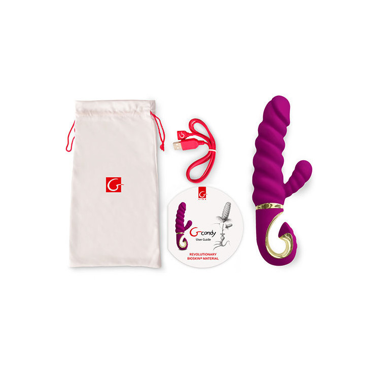 G VIBE FUN TOYS VIBRADOR RABBIT GCANDY SWEET RASPBERRY