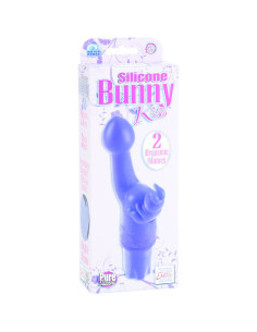 CALEXOTICS SILICONE CONEJITO VIBRADOR KISS LILA 2