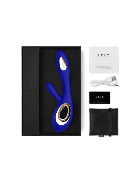 LELO SORAYA WAVE VIBRADOR RABBIT MIDNIGHT AZUL LELO SORAYA WAVE VIBRADOR RABBIT MIDNIGHT AZUL