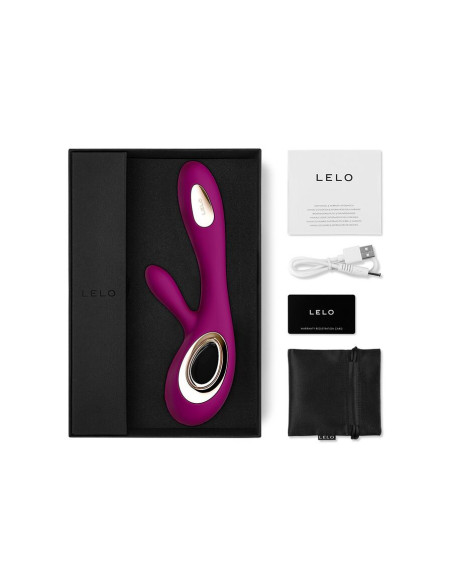 LELO SORAYA WAVE VIBRADOR RABBIT MORADO LELO SORAYA WAVE VIBRADOR RABBIT MORADO