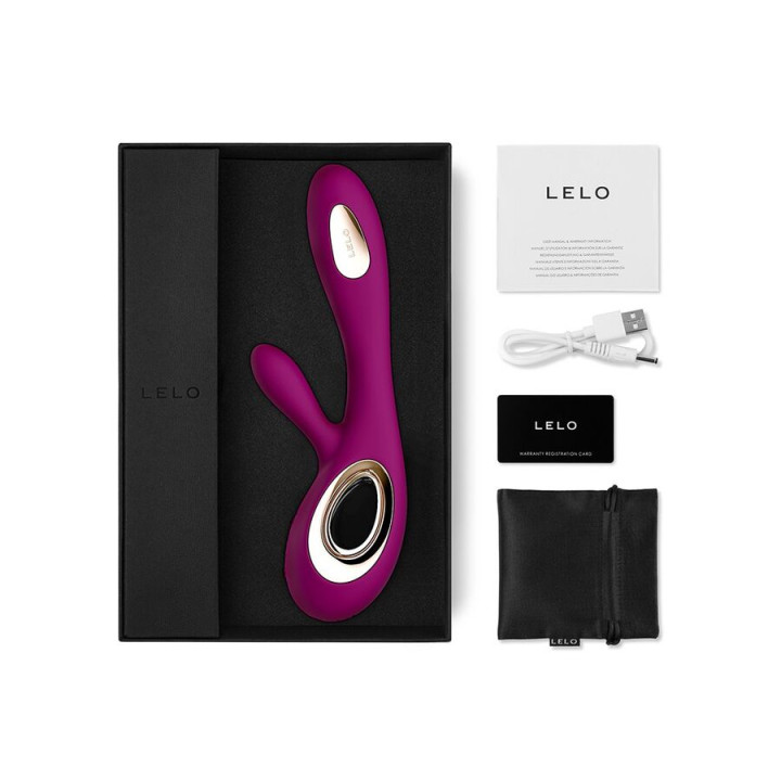 LELO SORAYA WAVE VIBRADOR RABBIT MORADO