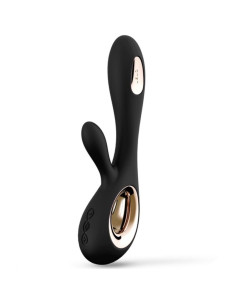 LELO SORAYA WAVE VIBRADOR RABBIT NEGRO