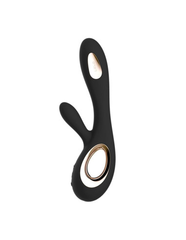 LELO SORAYA WAVE VIBRADOR RABBIT NEGRO