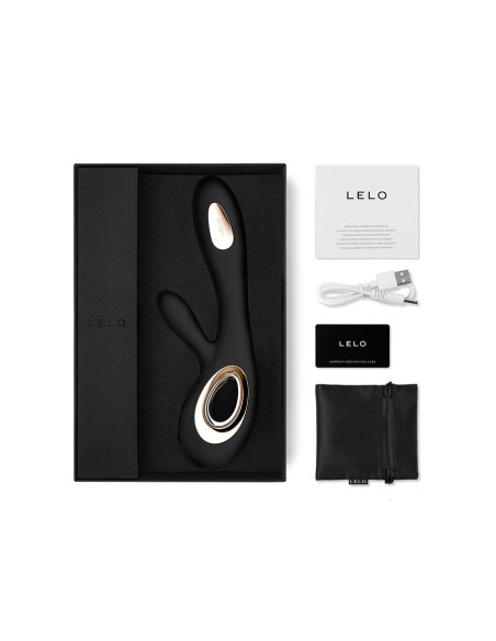 LELO SORAYA WAVE VIBRADOR RABBIT NEGRO LELO SORAYA WAVE VIBRADOR RABBIT NEGRO