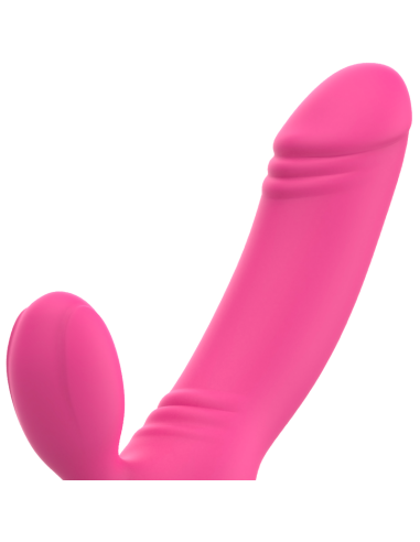 OHMAMA BIX VIBRADOR DOBLE ESTIMULACION XMAS EDITION ROSA