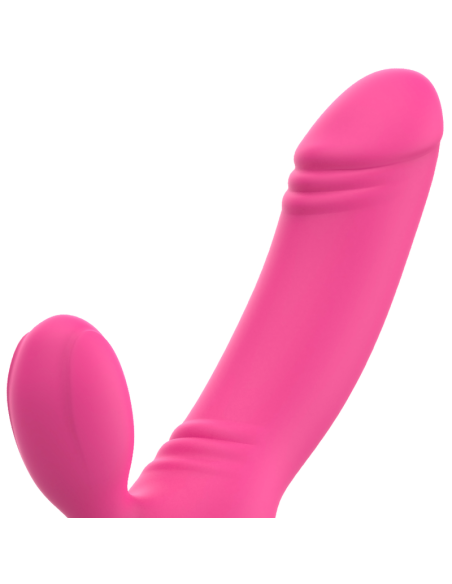OHMAMA BIX VIBRADOR DOBLE ESTIMULACION XMAS EDITION ROSA OHMAMA BIX VIBRADOR DOBLE ESTIMULACION XMAS EDITION ROSA