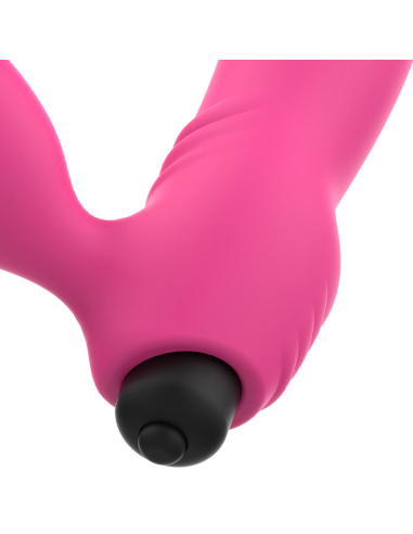 OHMAMA BIX VIBRADOR DOBLE ESTIMULACION XMAS EDITION ROSA