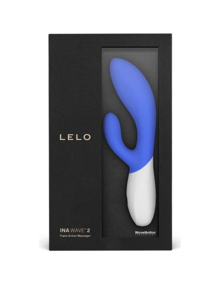 LELO INA WAVE 2 VBRADOR LUJO MOVIMIENTO ESPECIAL AZUL