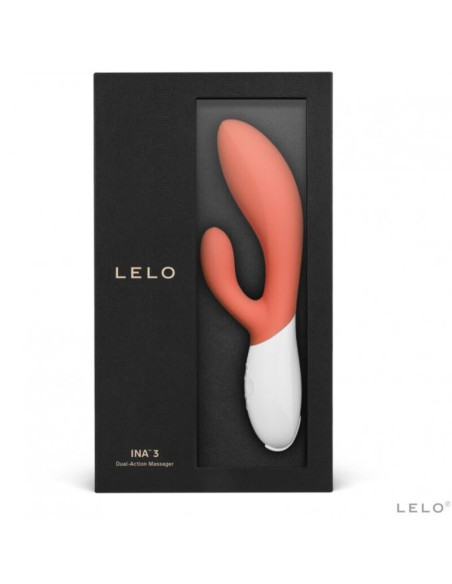LELO INA 3 VIBRADOR RABBIT LUJO CORAL LELO INA 3 VIBRADOR RABBIT LUJO CORAL