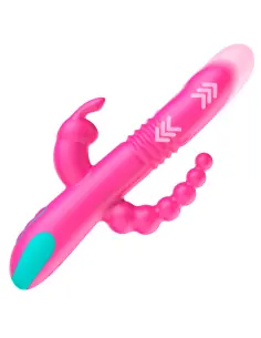 HAPPY LOKY DONALD TRIPLE ESTIMULACION ANAL PUNTO G CLITORIS COMPATIBLE CON WATCHME WIRELESS TECHNOLOGY