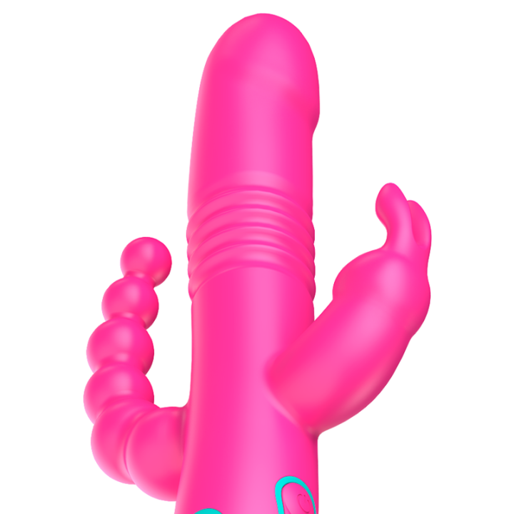 HAPPY LOKY DONALD TRIPLE ESTIMULACION ANAL PUNTO G CLITORIS COMPATIBLE CON WATCHME WIRELESS TECHNOLOGY