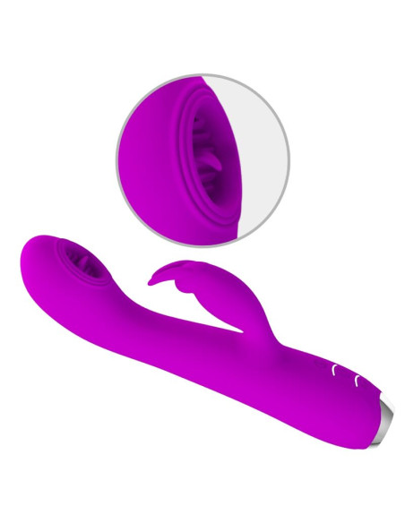 PRETTY LOVE RACHEL VIBRADOR RECARGABLE CON ONDAS ESTIMULADORAS MORADO PRETTY LOVE RACHEL VIBRADOR RECARGABLE CON ONDAS ESTIMULADORAS MORADO