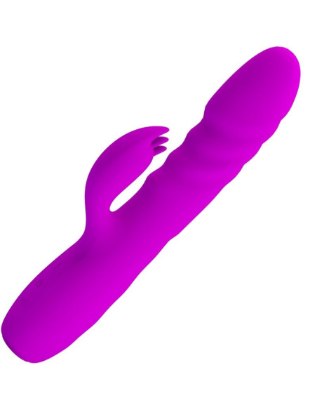 PRETTY LOVE MELANIE VIBRADOR CONEJO RECARGABLE MORADO