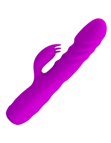 PRETTY LOVE MELANIE VIBRADOR CONEJO RECARGABLE MORADO