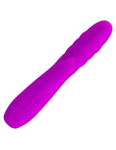 PRETTY LOVE MELANIE VIBRADOR CONEJO RECARGABLE MORADO