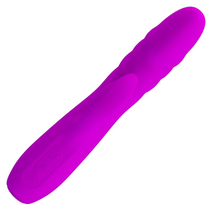 PRETTY LOVE MELANIE VIBRADOR CONEJO RECARGABLE MORADO