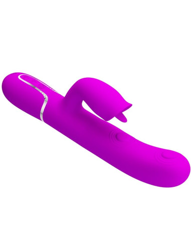 PRETTY LOVE VIBRADOR RABBIT CON LICKING FUCSIA