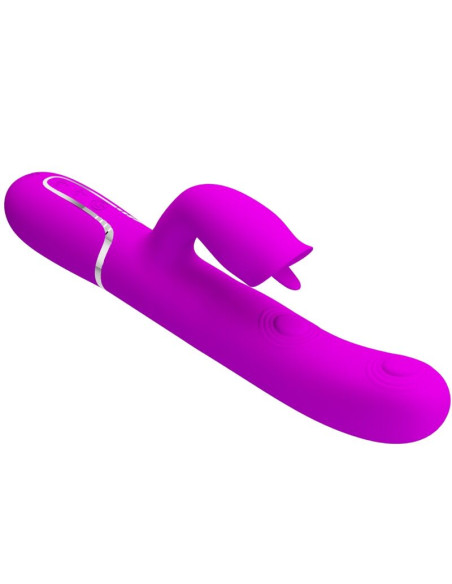 PRETTY LOVE VIBRADOR RABBIT CON LICKING FUCSIA PRETTY LOVE VIBRADOR RABBIT CON LICKING FUCSIA