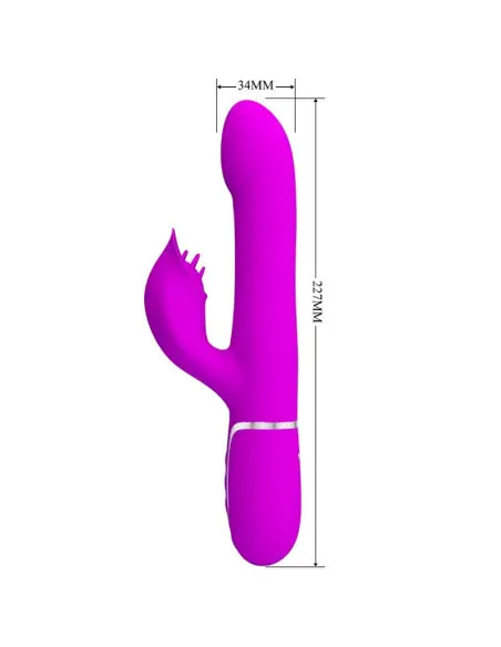 PRETTY LOVE VIBRADOR RABBIT PERLAS VIOLETA