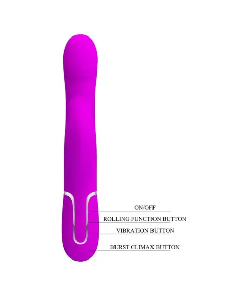 PRETTY LOVE VIBRADOR RABBIT PERLAS VIOLETA