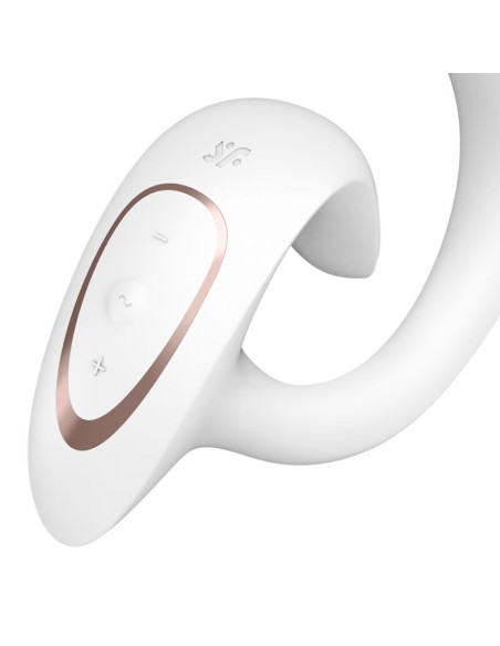 SATISFYER G FOR GODDESS 1 VIBRADOR RABBIT BLANCO SATISFYER G FOR GODDESS 1 VIBRADOR RABBIT BLANCO