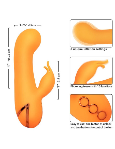 CALEXOTICS MONTECITO MUSE VIBRADOR RABBIT NARANJA BY CALIFORNIA DREAMING