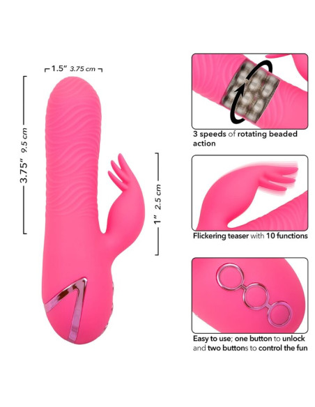 CALEXOTICS SACRAMENTO SWEETIE VIBRADOR RABBIT ROSA BY CALIFORNIA DREAMING CALEXOTICS SACRAMENTO SWEETIE VIBRADOR RABBIT ROSA BY CALIFORNIA DREAMING