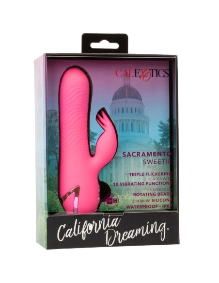 CALEXOTICS SACRAMENTO SWEETIE VIBRADOR RABBIT ROSA BY CALIFORNIA DREAMING CALEXOTICS SACRAMENTO SWEETIE VIBRADOR RABBIT ROSA BY CALIFORNIA DREAMING