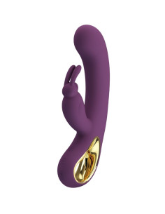 PRETTY LOVE LIAM VIBRADOR RABBIT ESTIMULADOR PUNTO G MORADO 2