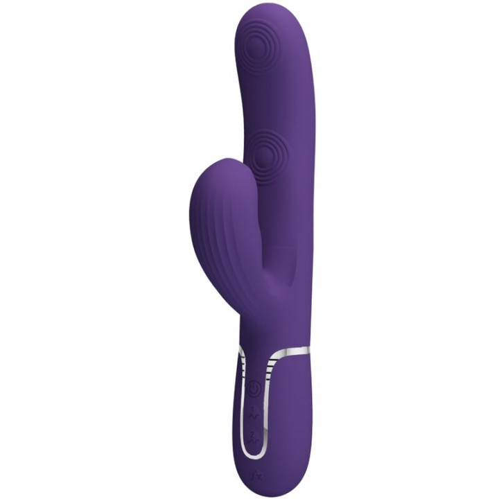 PRETTY LOVE PERLITA VIBRADOR PUNTO G 3 EN 1 MULTIFUNCION MORADO