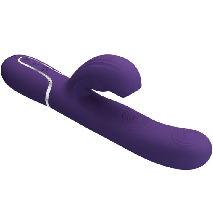 PRETTY LOVE PERLITA VIBRADOR PUNTO G 3 EN 1 MULTIFUNCION MORADO