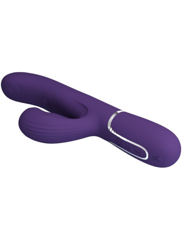 PRETTY LOVE PERLITA VIBRADOR PUNTO G 3 EN 1 MULTIFUNCION MORADO