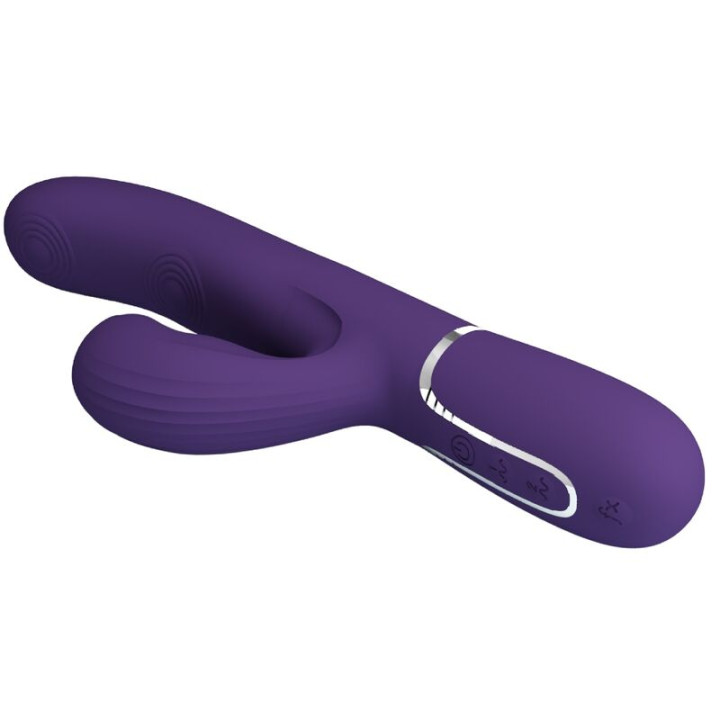 PRETTY LOVE PERLITA VIBRADOR PUNTO G 3 EN 1 MULTIFUNCION MORADO