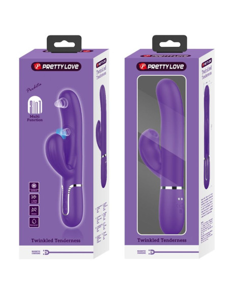PRETTY LOVE PERLITA VIBRADOR PUNTO G 3 EN 1 MULTIFUNCION MORADO PRETTY LOVE PERLITA VIBRADOR PUNTO G 3 EN 1 MULTIFUNCION MORADO