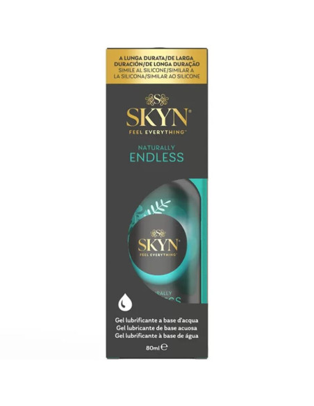 SKYN LUBRICANTE NATURALLY ENDLESS A BASE DE AGUA 80 ML