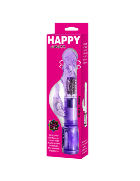 BAILE MINI ROTADOR CON RABBIT HAPPY ANGEL LILA BAILE MINI ROTADOR CON RABBIT HAPPY ANGEL LILA
