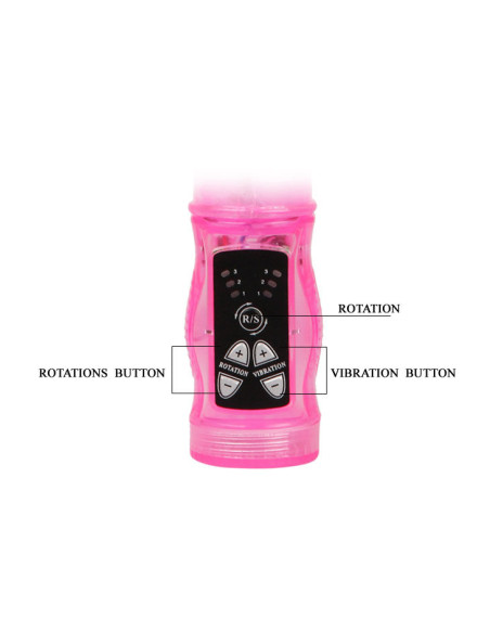 BAILE MINI ROTADOR RABBIT ROSA SUPERESTIMULADOR BAILE MINI ROTADOR RABBIT ROSA SUPERESTIMULADOR