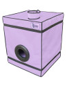 SECRET DOME KINK CLUB CABINA BUKKAKE MORADO