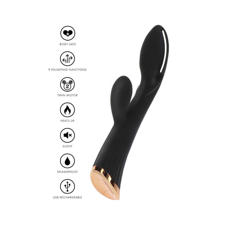 TOYJOY IVY CASSIA XTRA INTENSE VIBRADOR ESTIMULADOR CLITORIS NEGRO