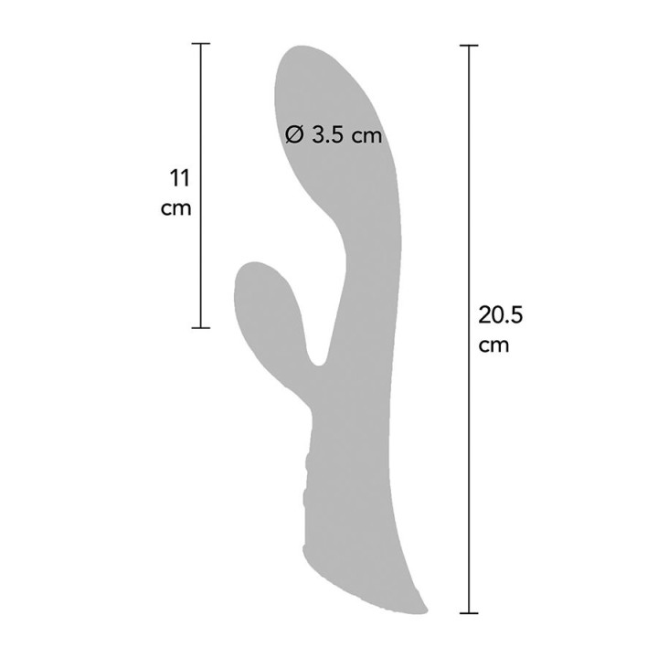 TOYJOY IVY CASSIA XTRA INTENSE VIBRADOR ESTIMULADOR CLITORIS NEGRO