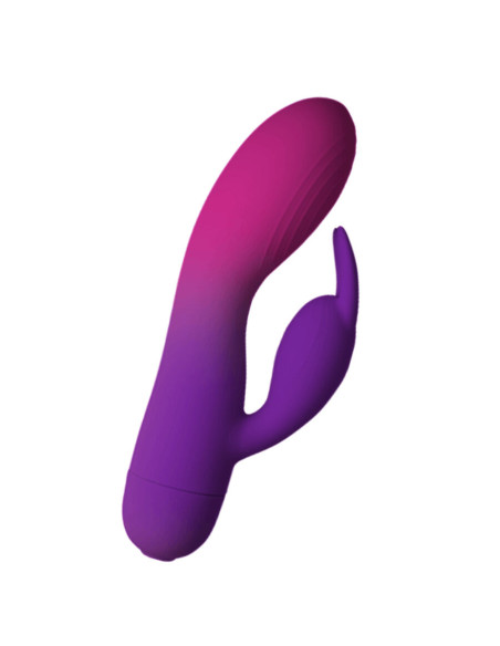 ROCKS OFF GLO GIRL VIBRADOR RABBIT MORADO