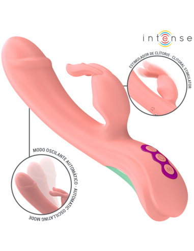 INTENSE RACHEL VIBRADOR RABBIT 5 VIBRACIONES ROSA