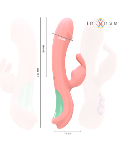 INTENSE RACHEL VIBRADOR RABBIT 5 VIBRACIONES ROSA